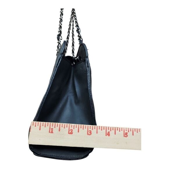 Quilted Medium Leather Shoulder Purse And Crossbody Handbag with‎ Chain Strap - Picture 4 of 13